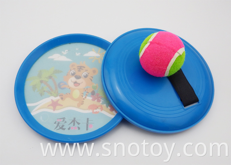 Factory color sticky catch ball with sticky ball and magic tape